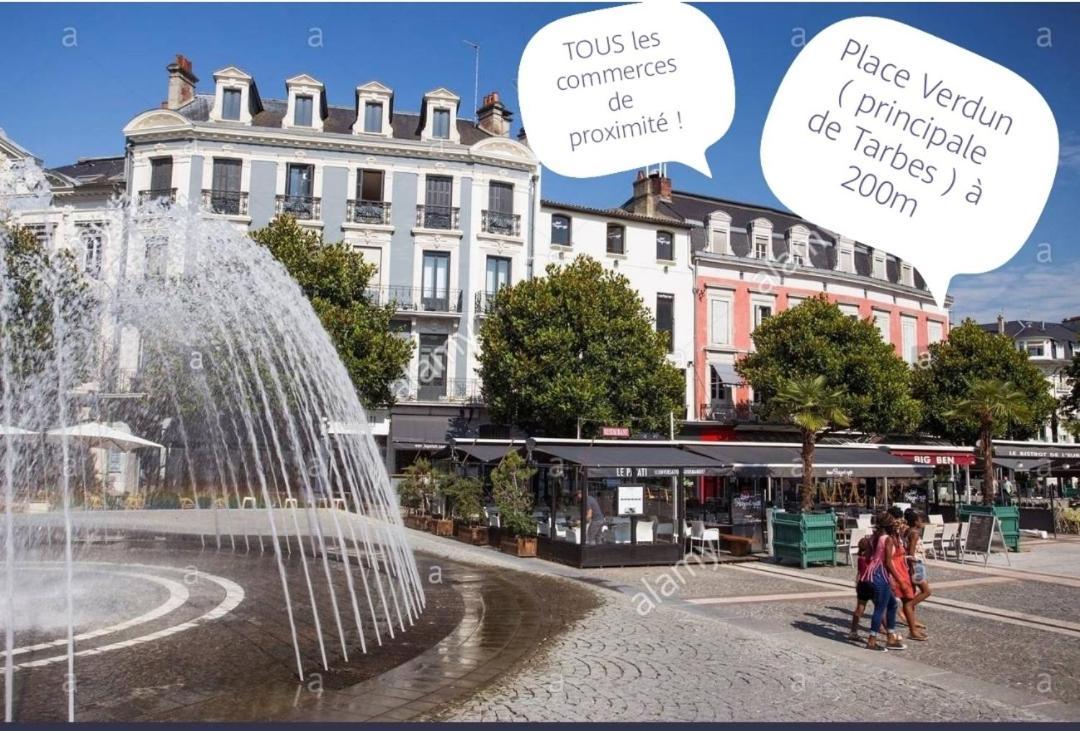 L'Appartement 7 - Centre Ville-Parking-Tv-Wifi Tarbes Buitenkant foto
